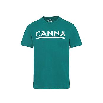 T-shirt L’ORIGINAL CANNA vert à col rond